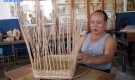 Rattan Baskets Made by the Blind for Sale